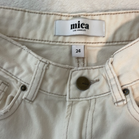 Mica Los Angeles Cream Bootcut Jeans - Picture 5 of 5